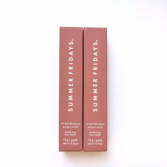 2Pcs:Vanilla Beige/Summer Fridays Lip Butter Balm/New - Picture 2 of 3